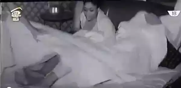#BBNaija, Bisola and Bally Enjoys Hot S*x Under The Sheets